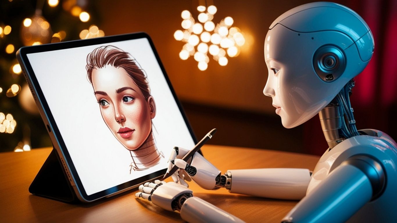 Robot-draw-a-woman